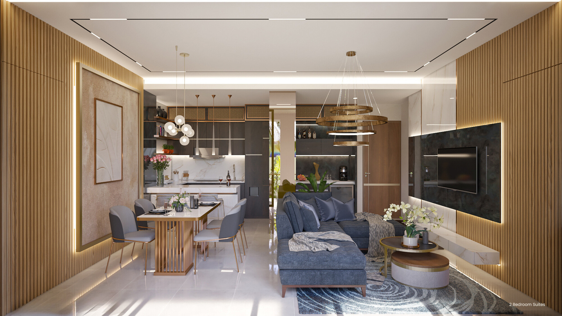 APARTMENT 2 BEDROOMS STRATEGIS DI BATU BOLONG CANGGU