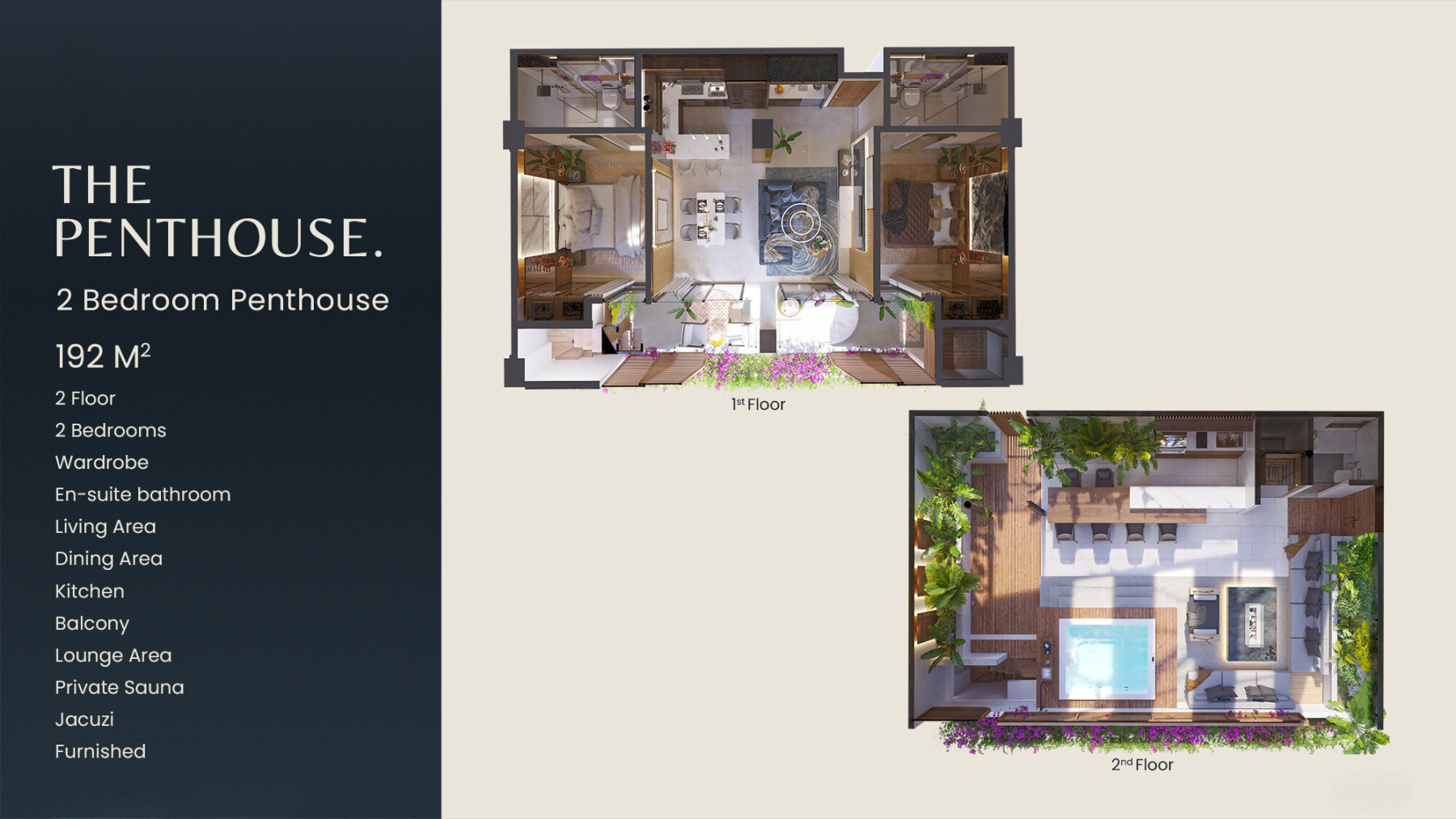 LUXURY APARTMENT PENTHOUSE FULLY FURNISHED DI BATU BOLONG CANGGU