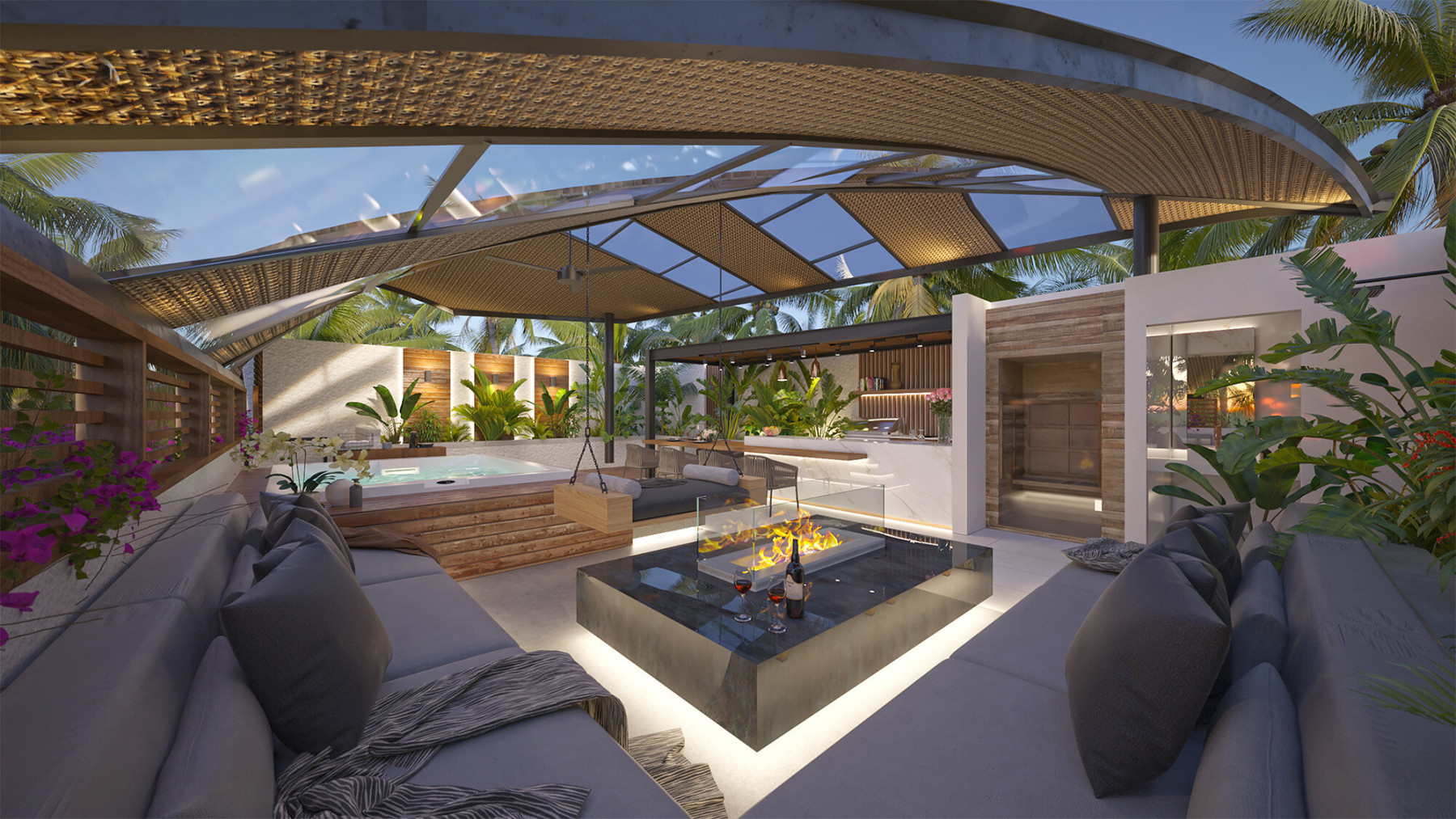 LUXURY APARTMENT PENTHOUSE FULLY FURNISHED DI BATU BOLONG CANGGU