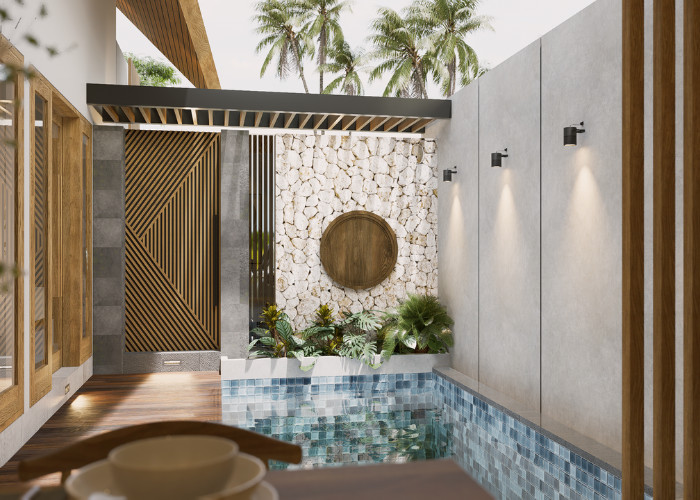 VILLA 2 BEDROOM PRIVATE POOL TERMURAH DI CANGGU