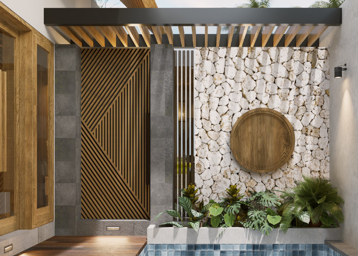 VILLA 3 BEDROOM PRIVATE POOL TERMURAH DI CANGGU