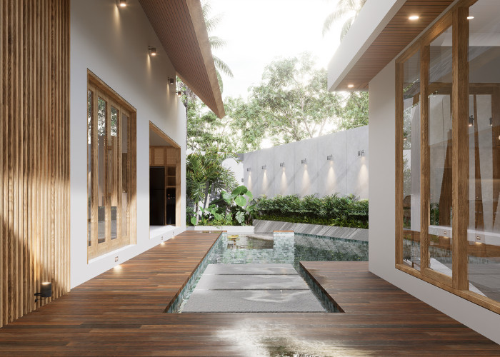 VILLA 3 BEDROOM PRIVATE POOL TERMURAH DI CANGGU