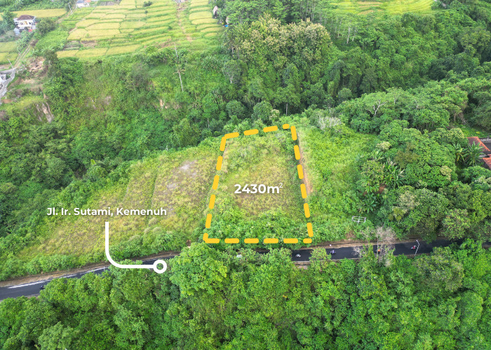 LAHAN CANTIK DEKAT SUKAWATI DAN AIR TERJUN TEGENUNGAN