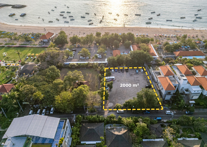LAHAN PREMIUM DEPAN PANTAI JERMAN DI KUTA BALI