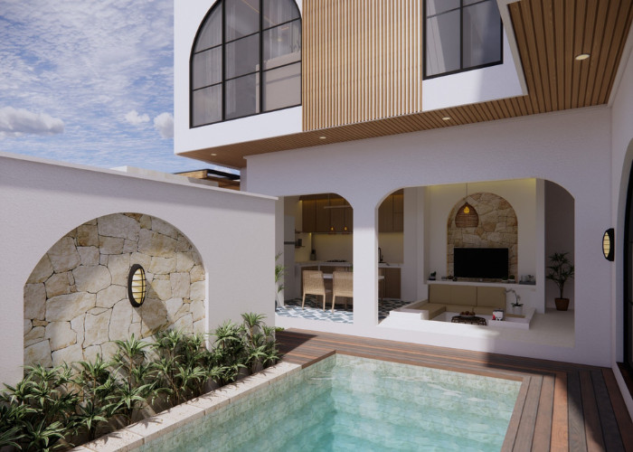 VILLA ESTETIK PINGGIR JALAN UTAMA NUSA DUA