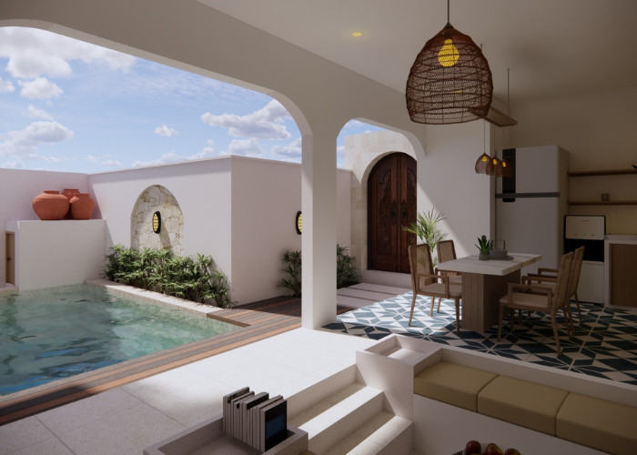 VILLA ESTETIK PINGGIR JALAN UTAMA NUSA DUA