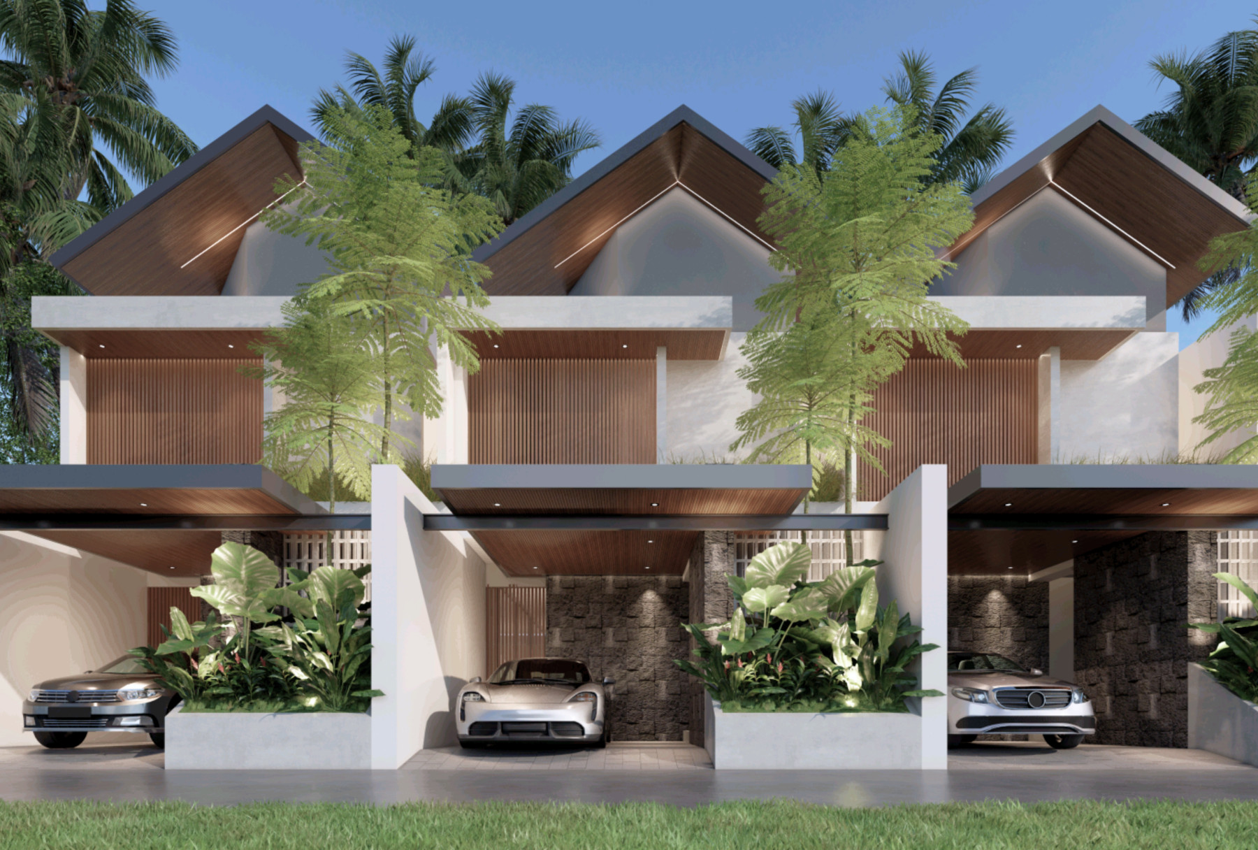 VILLA BARU LUXURY DI BYPASS SANUR BALI - TIPE SERUNI 125 SQM 2 BEDROOMS