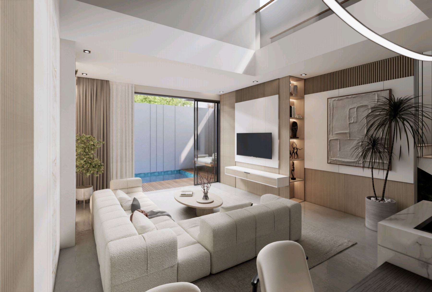 VILLA BARU LUXURY DI BYPASS SANUR BALI - TIPE SERUNI 125 SQM 2 BEDROOMS