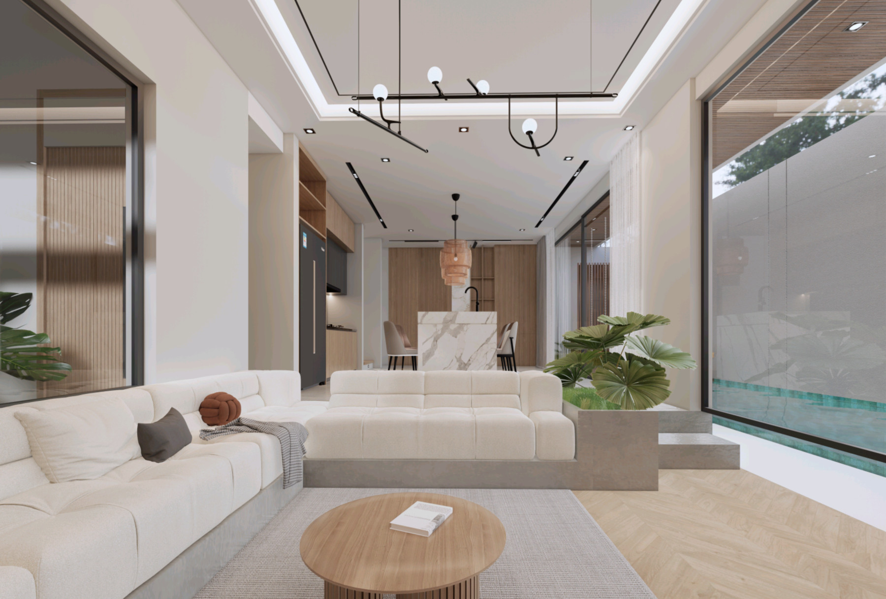 VILLA BARU LUXURY DI BYPASS SANUR BALI - TIPE ADERA 150 SQM 3 BEDROOMS