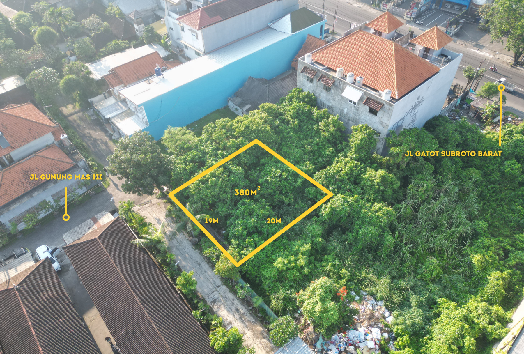 LAHAN EKSKLUSIF 3.8 ARE GATSU BARAT DENPASAR