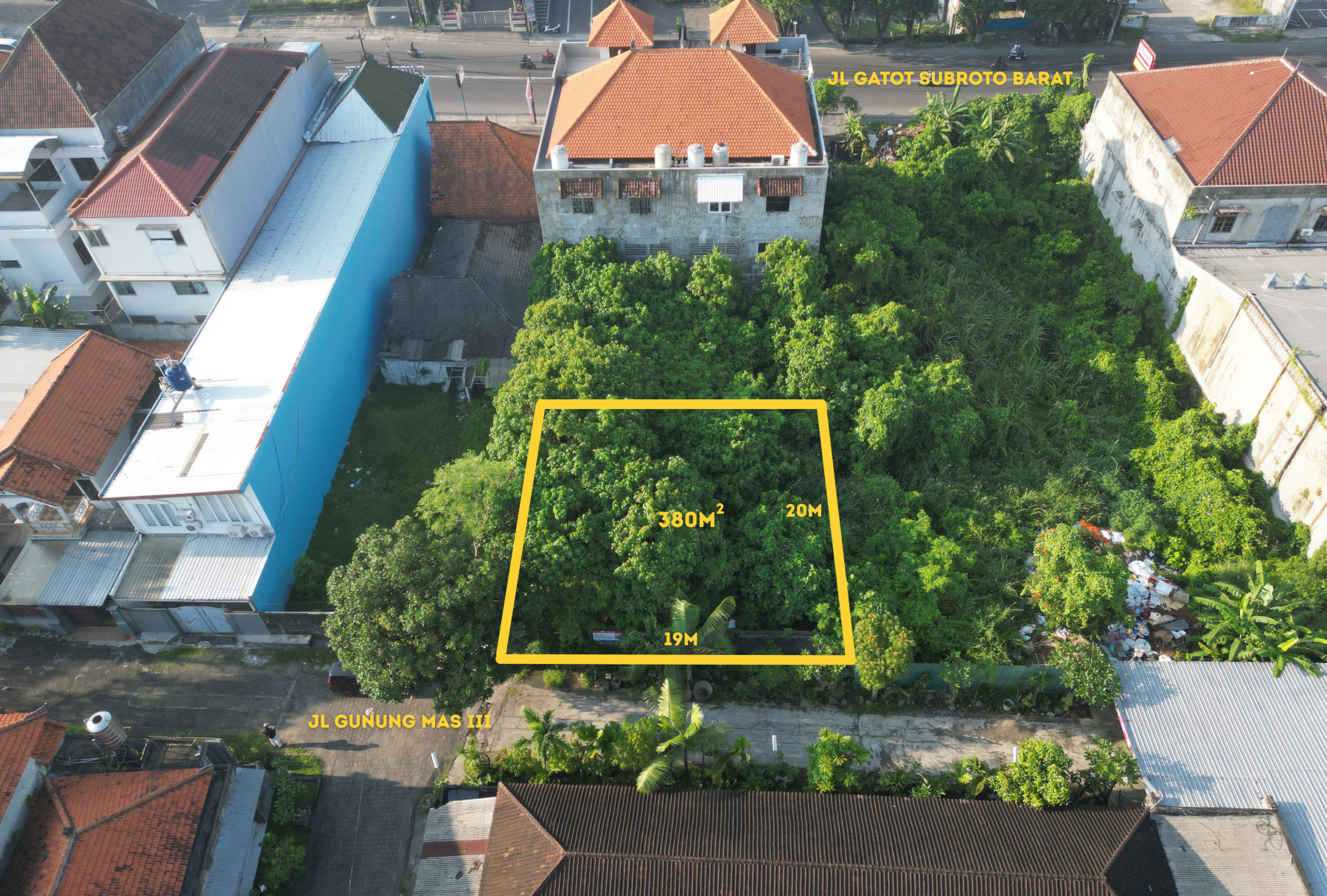 LAHAN EKSKLUSIF 3.8 ARE GATSU BARAT DENPASAR