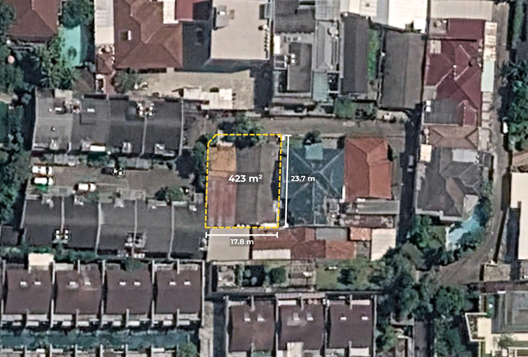 LAHAN PLUS BANGUNAN AKTIF LOKASI PREMUIM KAWASAN KEMANG JAKARTA SELATAN