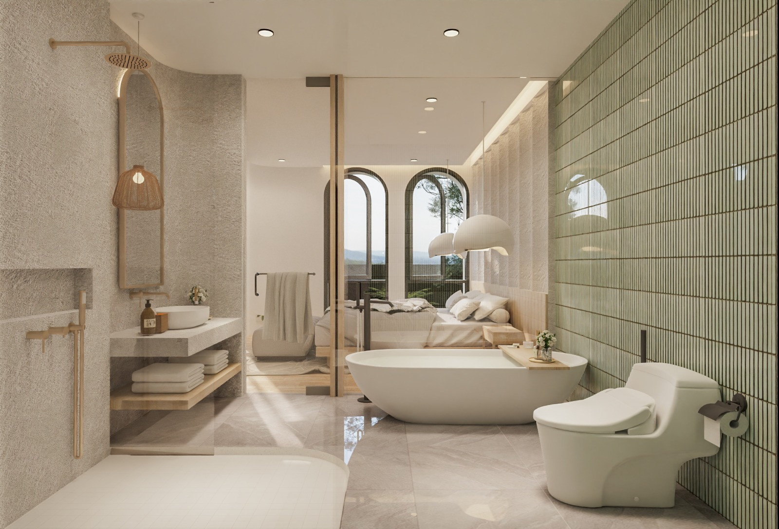 VILLA EKSKLUSIF DESAIN TROPICAL MODERN DI CANGGU