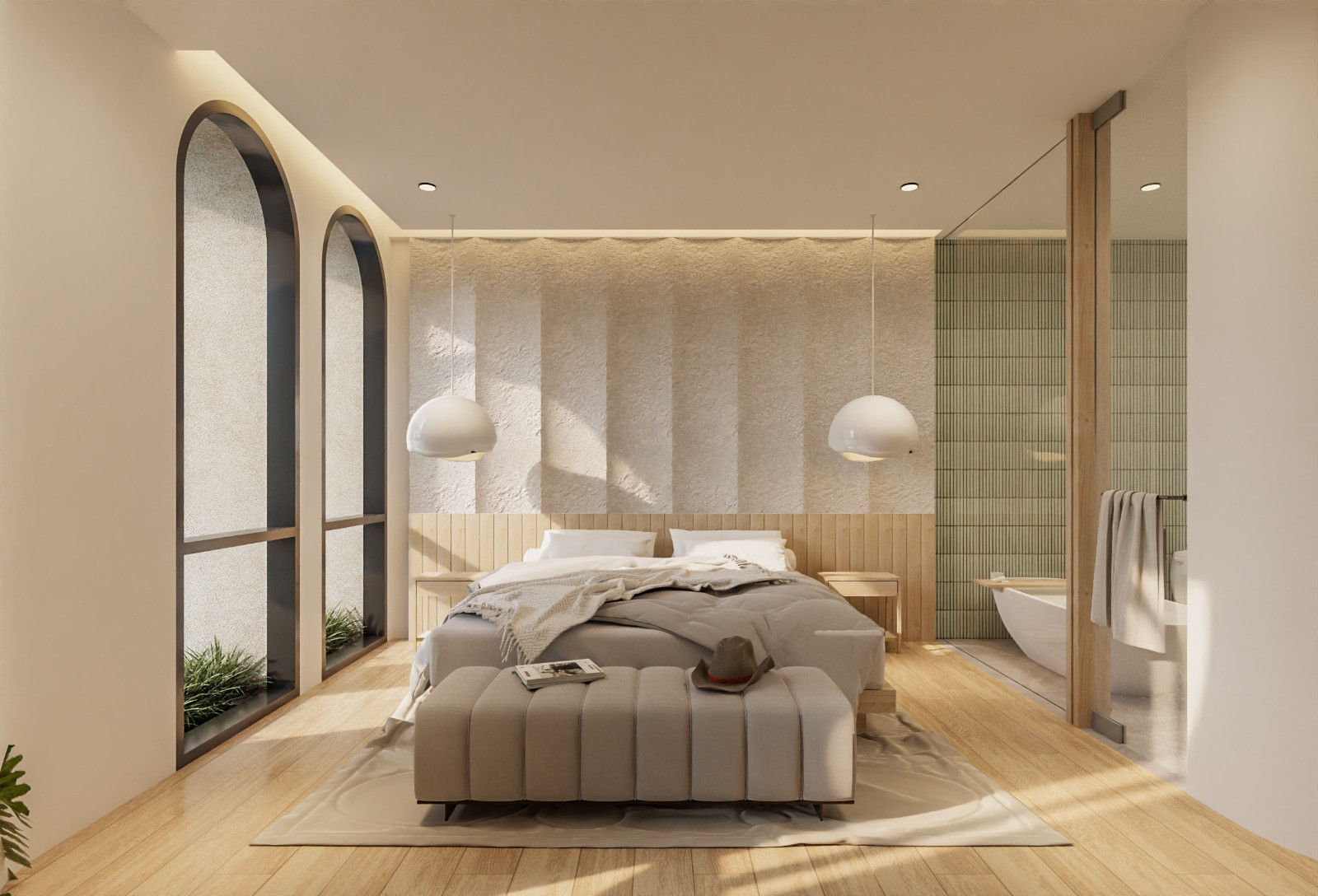 VILLA EKSKLUSIF DESAIN TROPICAL MODERN DI CANGGU