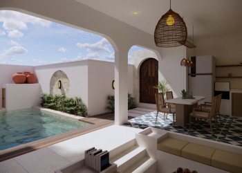 VILLA ESTETIK PINGGIR JALAN UTAMA NUSA DUA